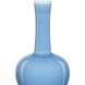 Sky Blue 10.25 inch Straight Neck Vase