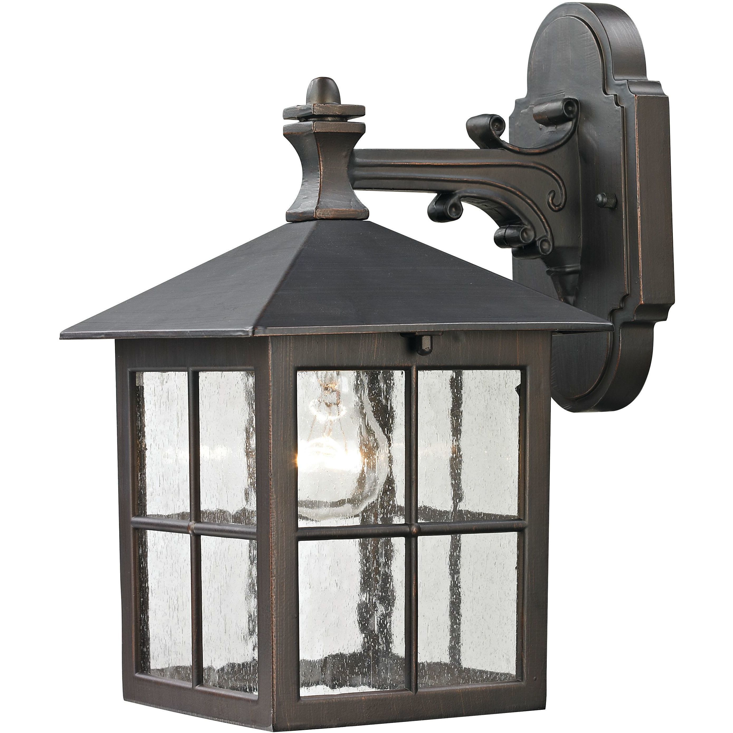 Shaker Heights 1 Light 10 inch Hazelnut Bronze Outdoor Wall Sconce