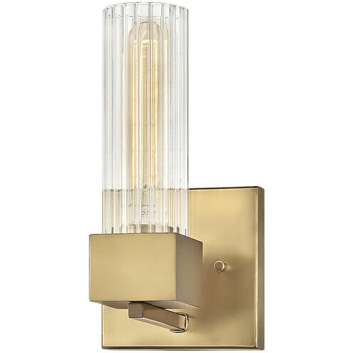 Xander LED 6 inch Heritage Brass Vanity Light Wall Light