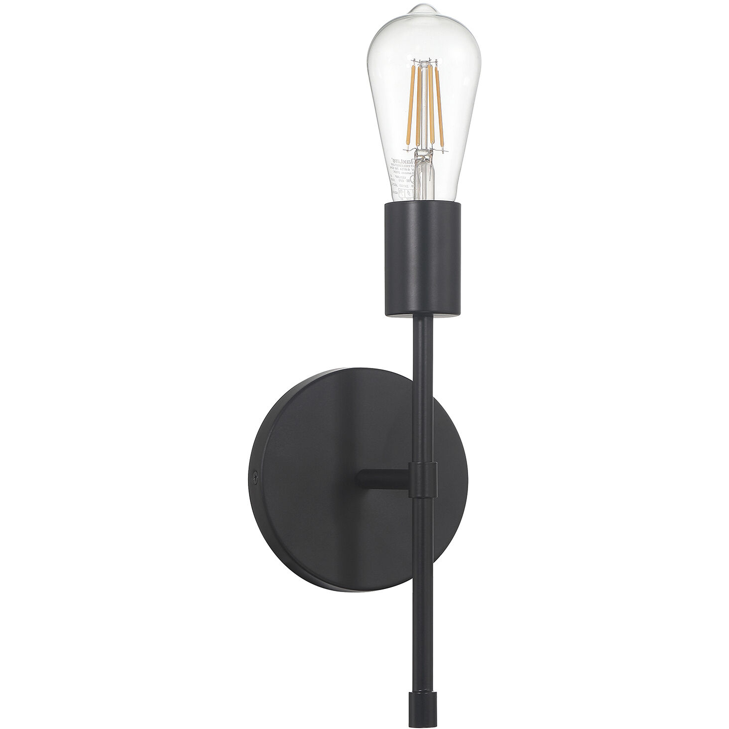 Iconic II LED 5 inch Matte Black Wall Sconce Wall Light