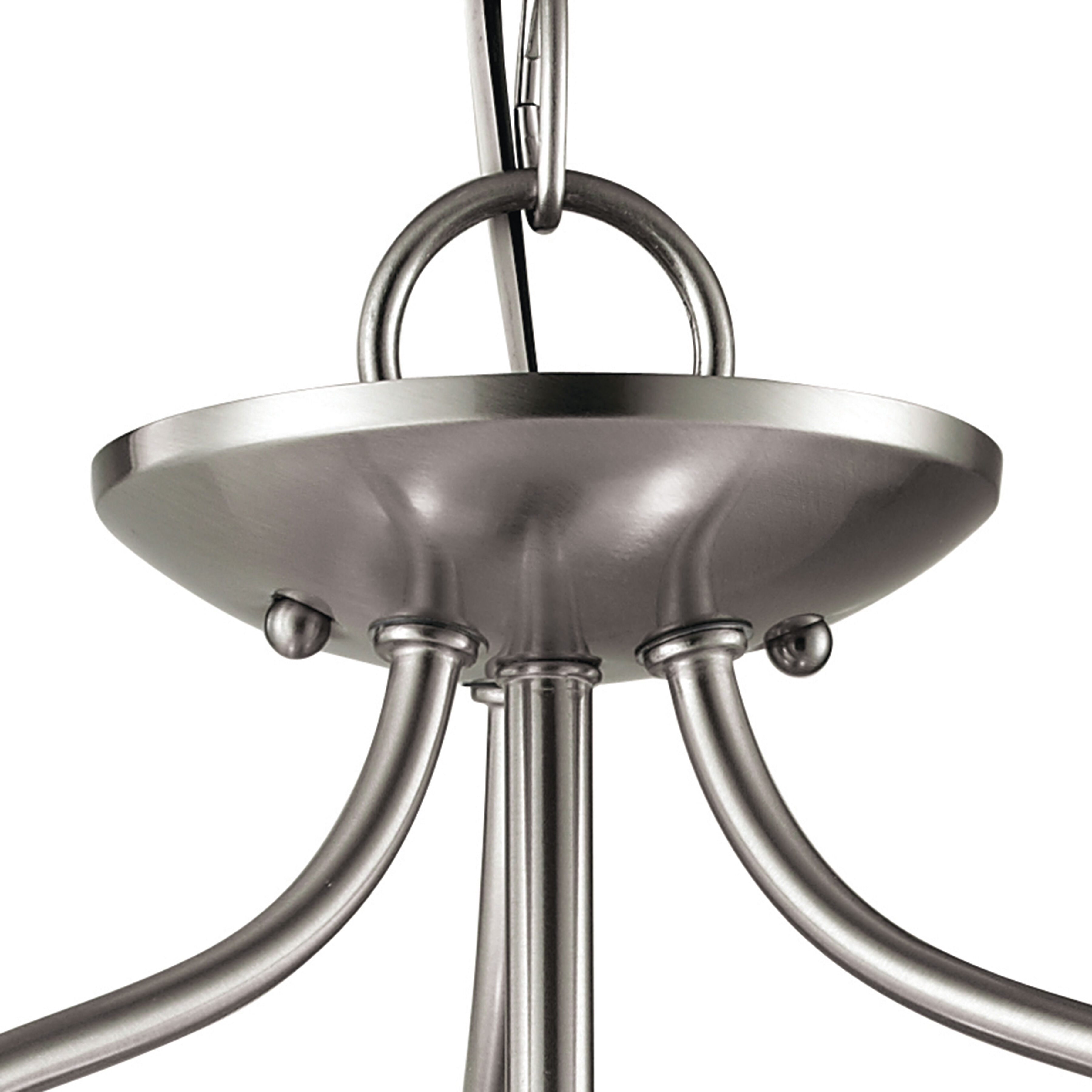 Conway 2 Light 15 inch Brushed Nickel Semi Flush Mount Ceiling Light