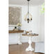 Swithun 4 Light 15.4 inch White Pendant Ceiling Light