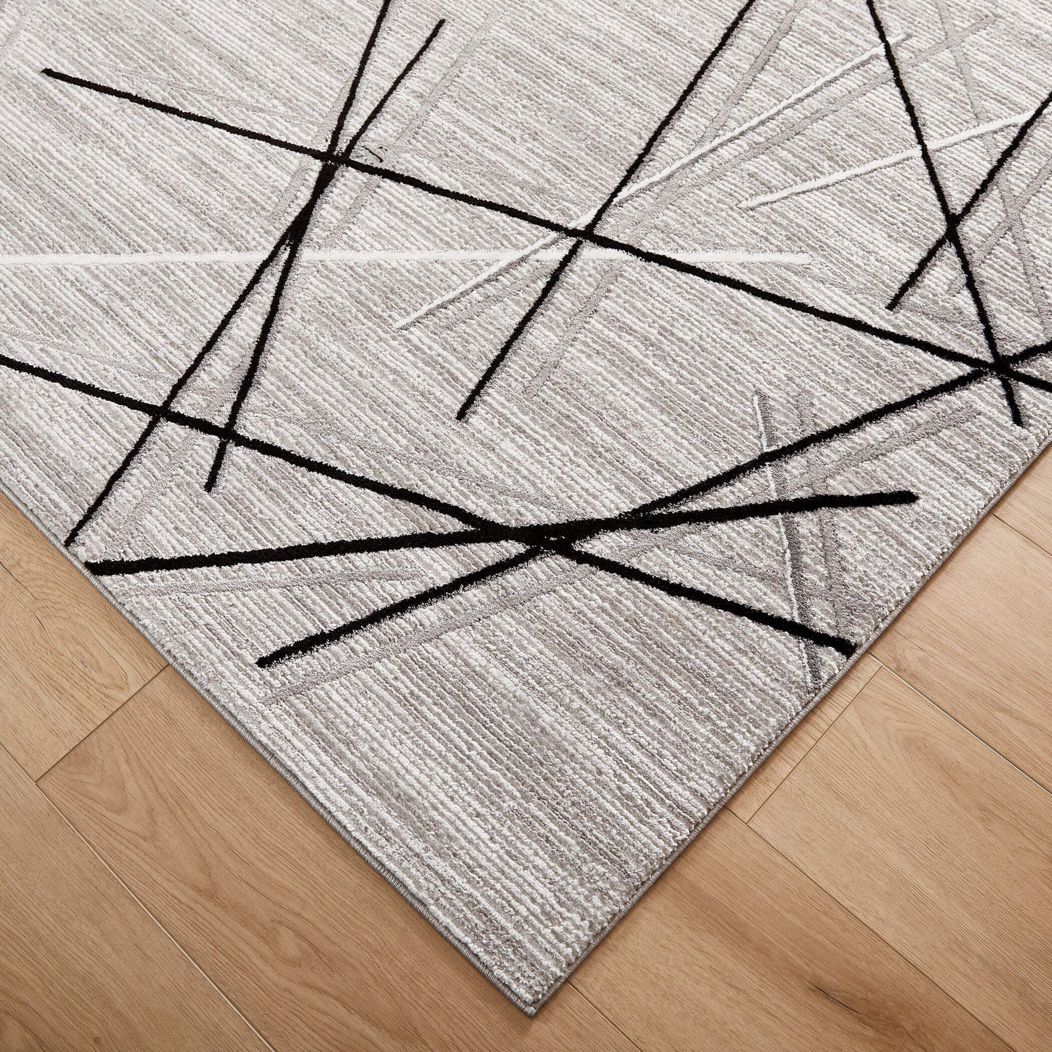 Sesia 130 X 94 inch Light Grey Rug in 8 x 11