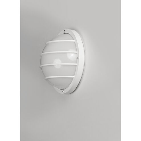 Bulwark LED 10 inch White Outdoor Wall Mount