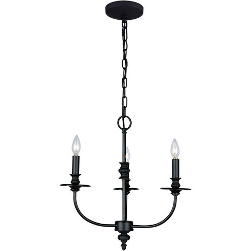 Spark & Spruce 23463-OR Mt. Pleasant 3 Light 18 inch Oil Rubbed Bronze  Chandelier Ceiling Light