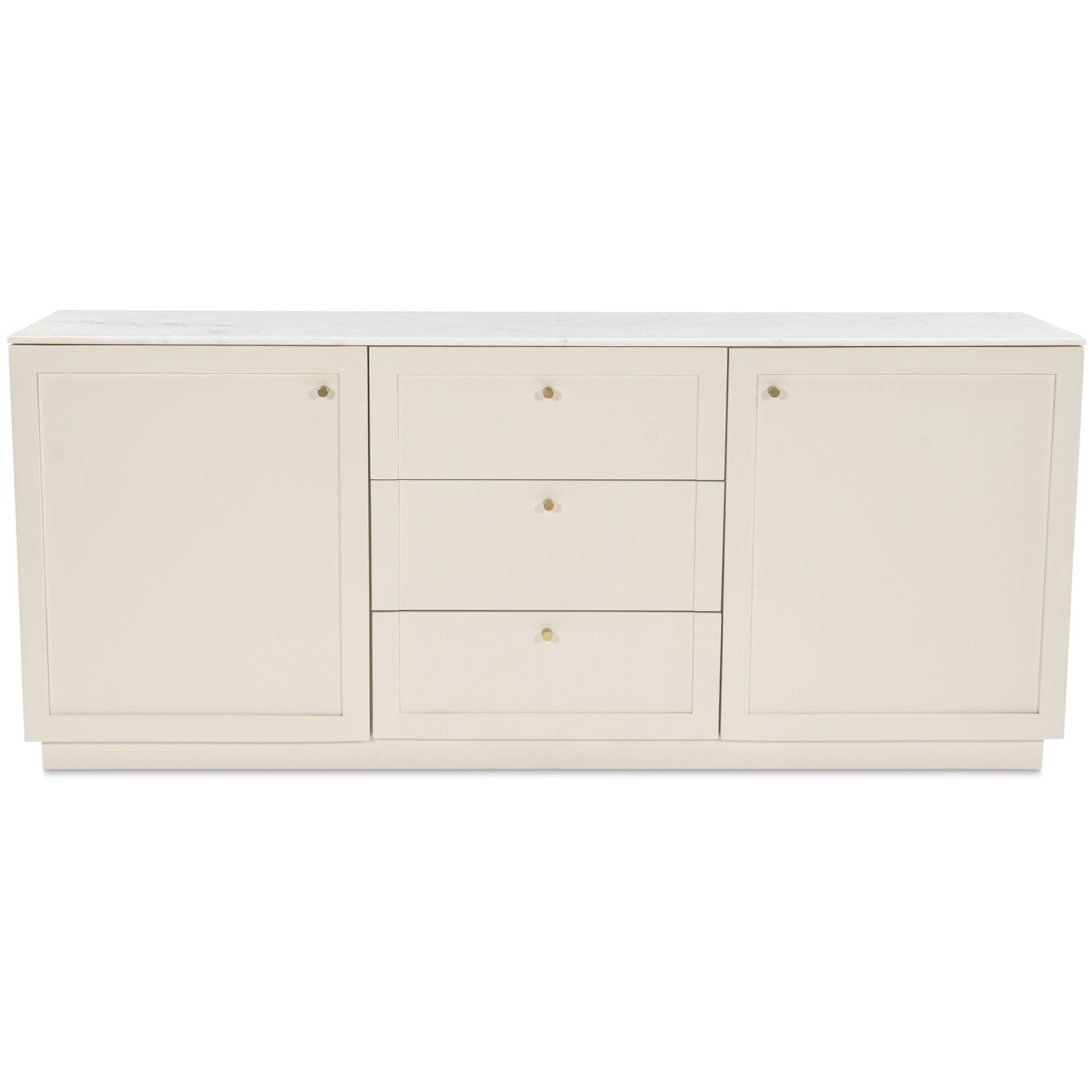 Nadine 78 X 20 inch White Sideboard