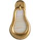 Elsa 1 Light 10 inch White and Antiqued Gold Leaf Wall Sconce Wall Light, Right