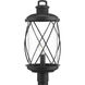 Garthwaite Ave 1 Light 23 inch Textured Black Outdoor Post Lantern