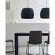 Sean Lavin Karam 1 Light 21.3 inch Black/Black Pendant Ceiling Light in Incandescent