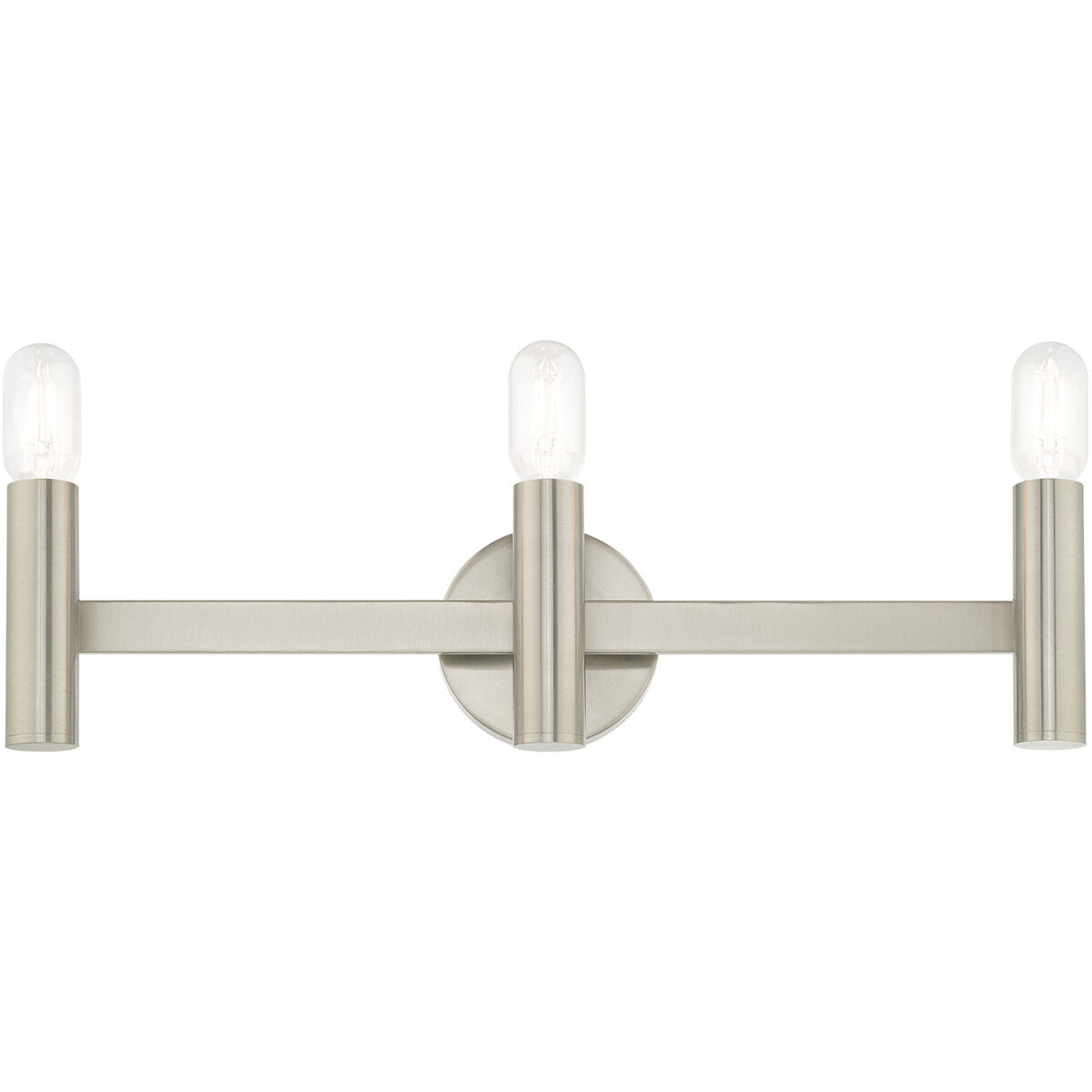 Copenhagen 3 Light 24 inch Brushed Nickel ADA Bath Vanity Wall Light