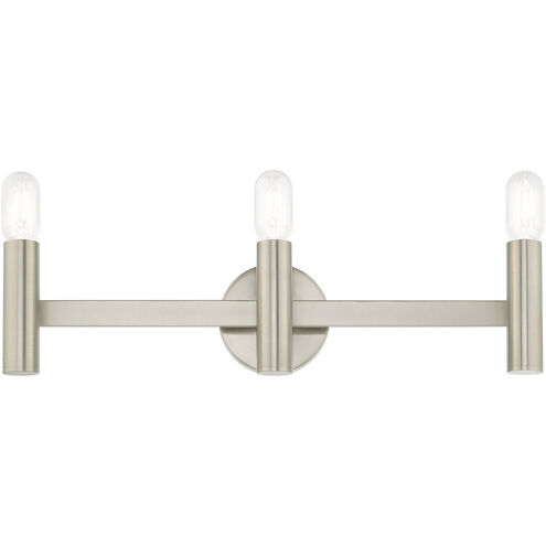 Copenhagen 3 Light 24 inch Brushed Nickel ADA Bath Vanity Wall Light