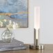 Tron 15.25 inch Plated Brass Rechargeable LED Accent Lamp Portable Light