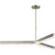 Kelly by Kelly Wearstler Linea LED 42 inch Antique Nickel Chandelier Ceiling Light