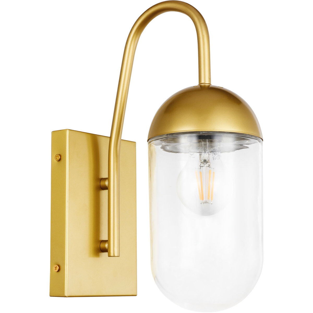 Kace 1 Light 4.8 inch Brass Wall sconce Wall Light