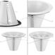 6in Recessed Trim PAR38 Satin White Open Trim