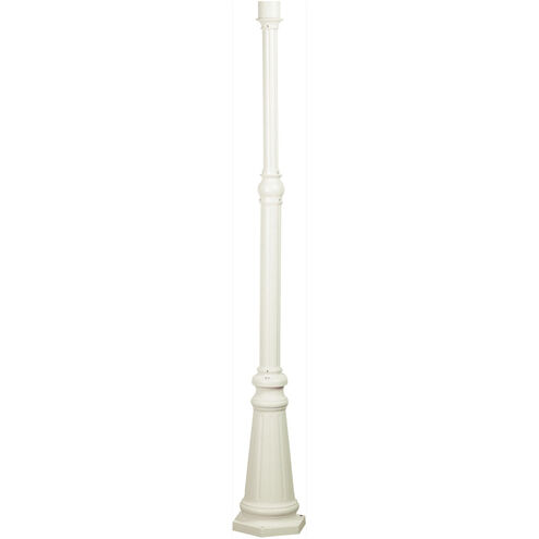 Classico 70 inch White Outdoor Post