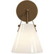 Bronwen 1 Light 7 inch Antique Brass Bath Wall Sconce Wall Light