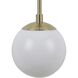Duo Sconce Wall Light in Brushed Brass