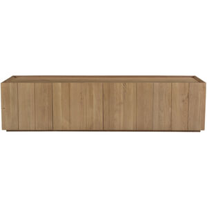 Plank 72 inch Natural Oak Media Cabinet