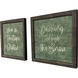 Wooded Winter I Green and Beige and White Framed Art, Propac