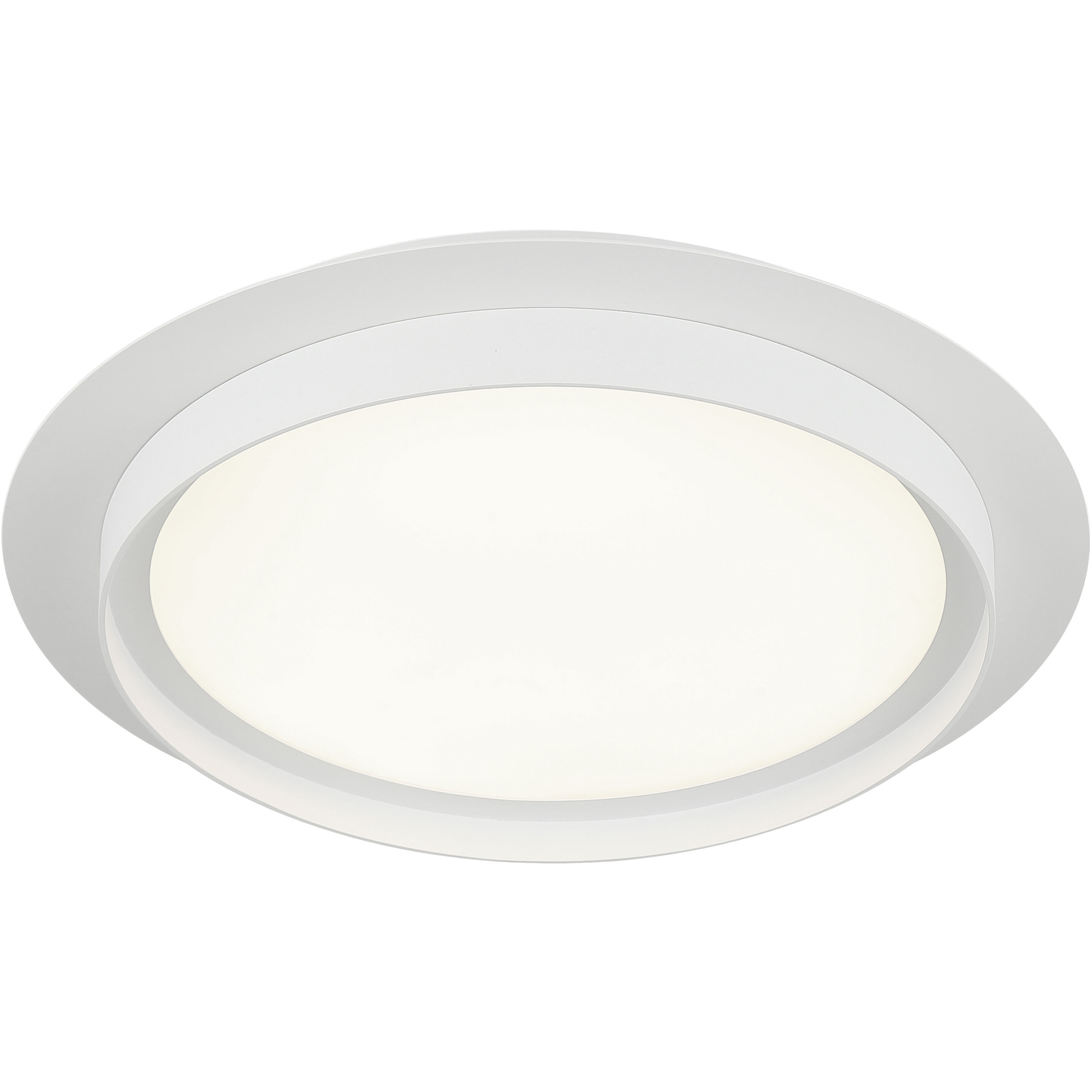 Iris LED 16 inch Matte White Ceiling Mount Ceiling Light
