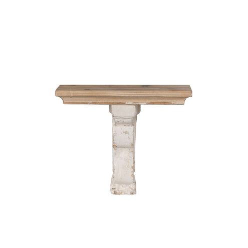 Wall 13.8 X 11.4 X 9.1 inch Distressed White/Natural Shelf