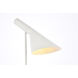 Juniper 49 inch 40 watt White Floor Lamp Portable Light