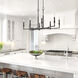 Ellyn Island Light Ceiling Light in Matte Black