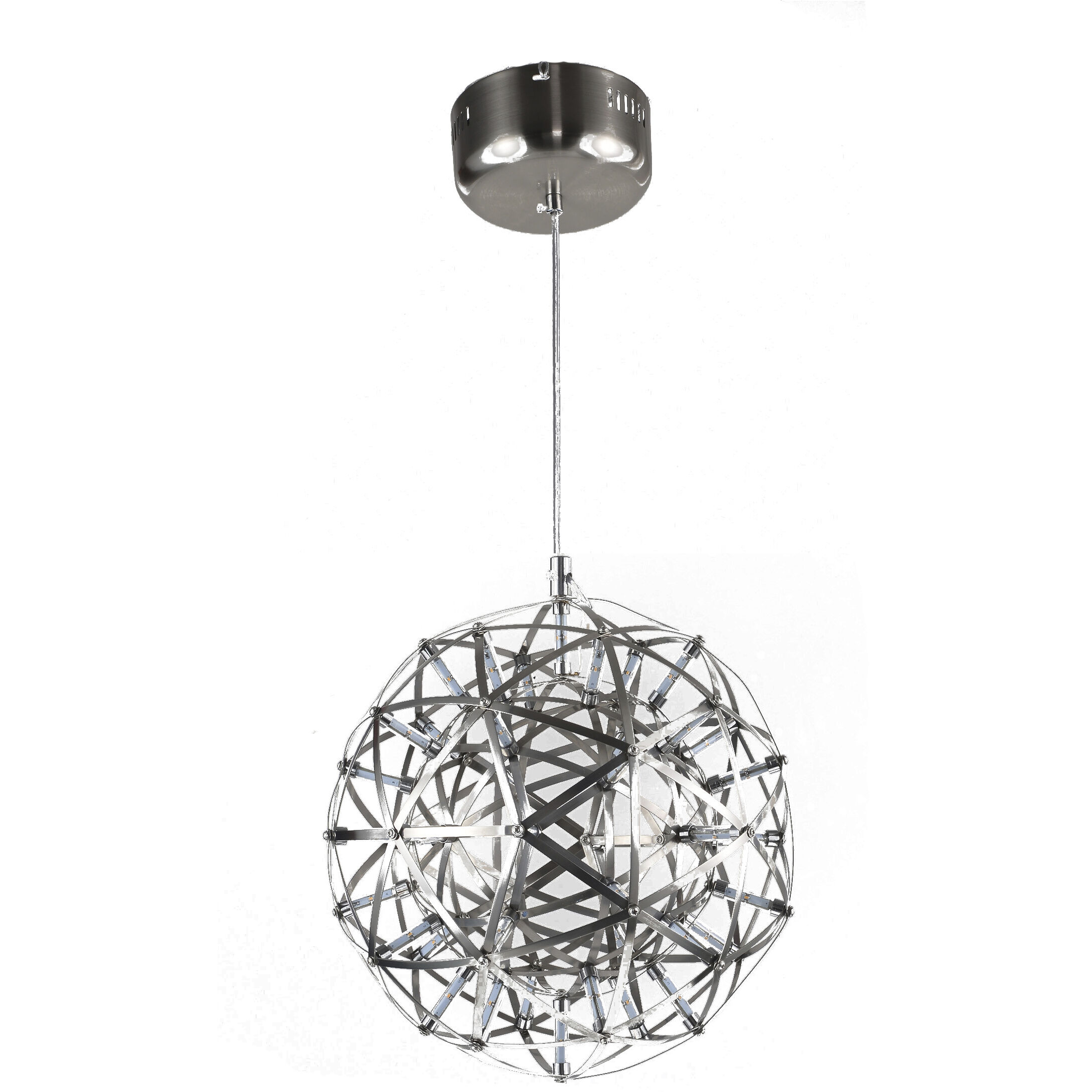 Canada LED 11.8 inch Satin Nickel Chandelier Ceiling Light