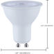 Starfish LED MR16 GU10 5.50 watt 2700K-5000K LED Bulb