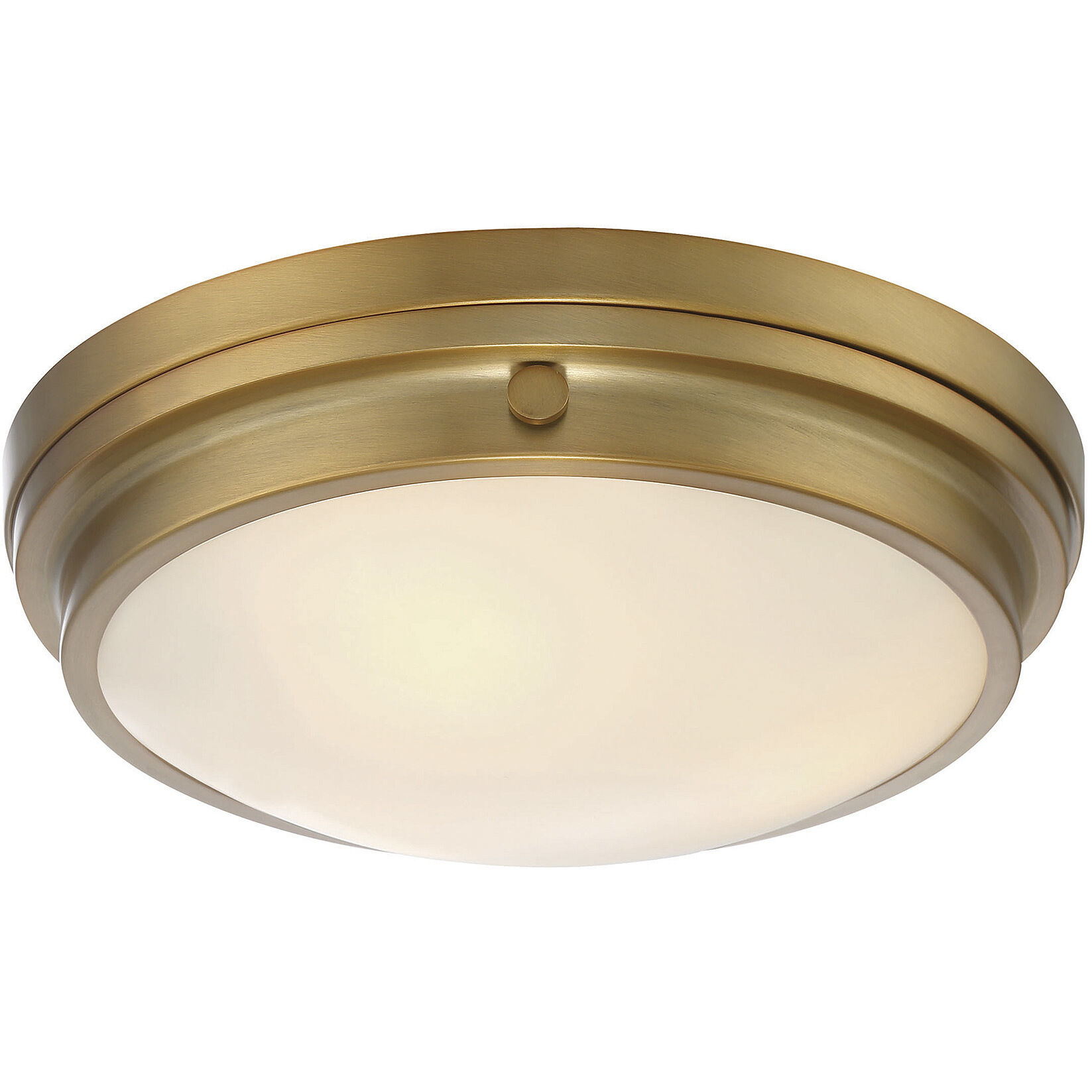 Lucerne 3 Light 15 inch Warm Brass Flush Mount Ceiling Light, Essentials