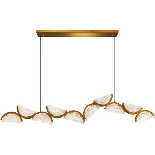 Moon 70 inch Brass Chandelier Ceiling Light