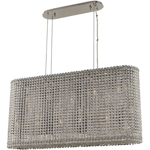 Torre 11 Light 40 inch Chrome Island Light Ceiling Light