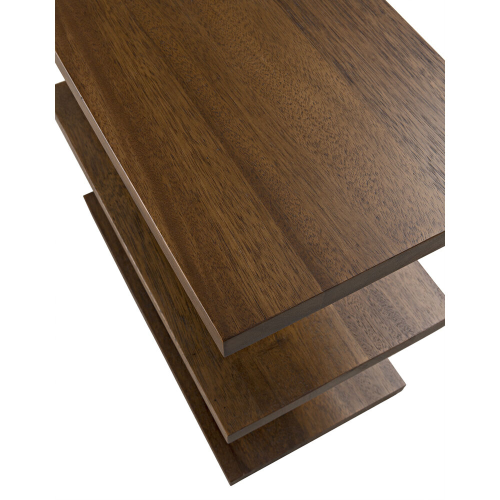 Fatima 28 X 26.5 inch Dark Walnut Side Table