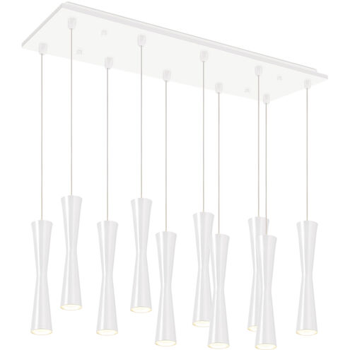 Robson LED 8.25 inch White Multi Pendant Ceiling Light