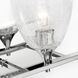 Drew & Jonathan Toffino 3 Light 26 inch Chrome Vanity Light Wall Light