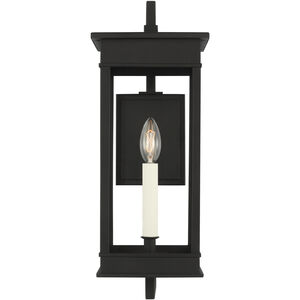C&M by Chapman & Myers Cupertino 1 Light 19.13 inch Textured Black Outdoor Wall Lantern