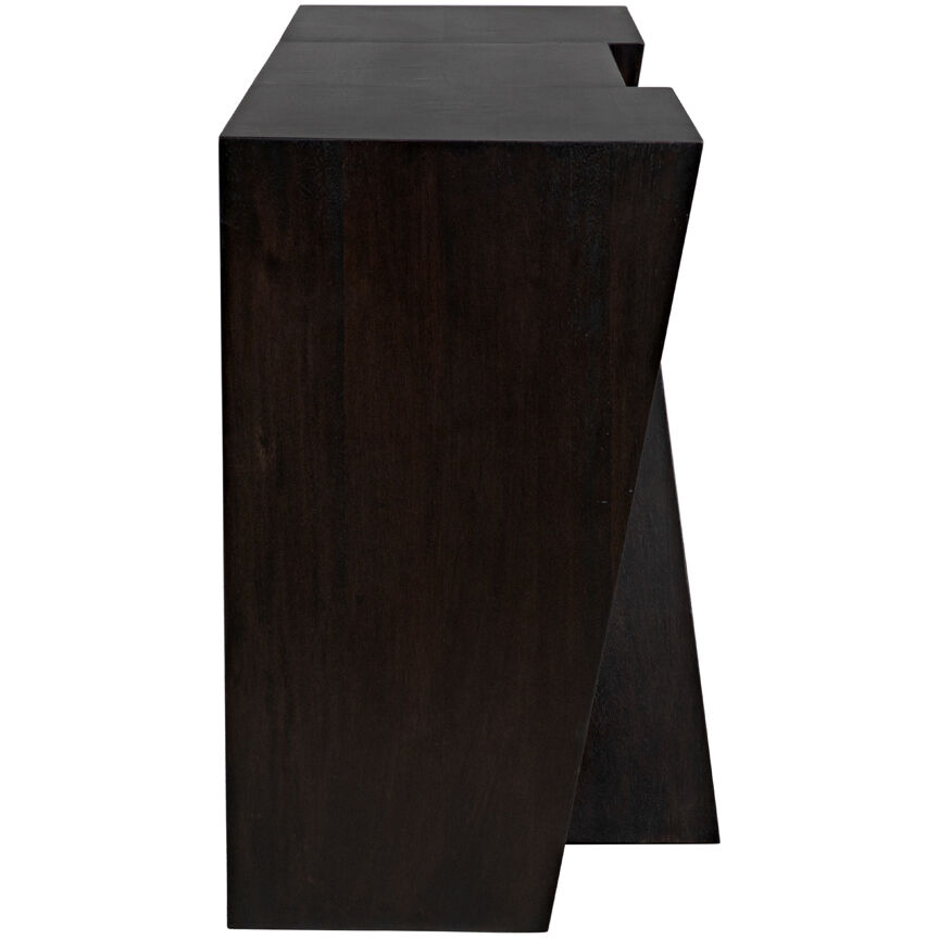 Fatal 72 X 17 inch Ebony Walnut Sideboard