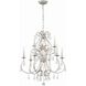 Ashton 9 Light 25.5 inch Olde Silver Chandelier Ceiling Light in Clear Swarovski Strass