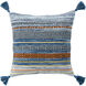 Trenza 18 X 18 inch Blue Pillow Kit, Square