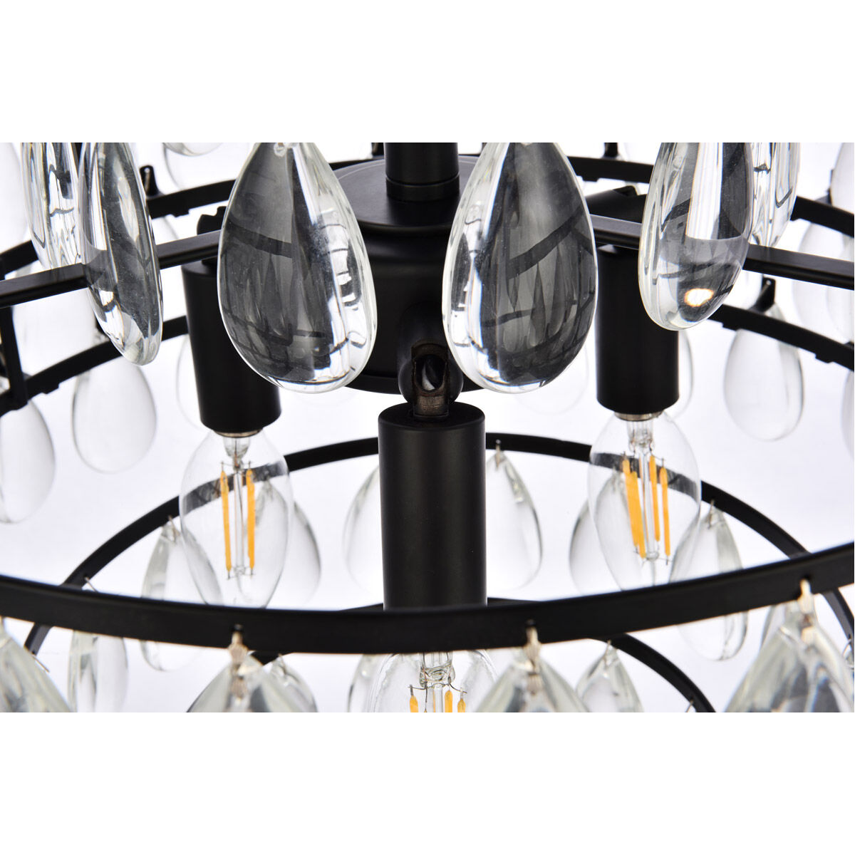 Mila 3 Light 16 inch Black Pendant Ceiling Light