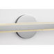 Drew & Jonathan Colt 1 Light 30 inch Chrome Bath Vanity Wall Light