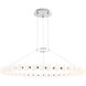 Sean Lavin Orbet LED 42.4 inch Polished Nickel Chandelier Ceiling Light, Integrated LED