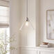 Avery 1 Light Brushed Nickel Pendant Ceiling Light