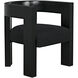 Eros Hand Rubbed Black Dining Chair