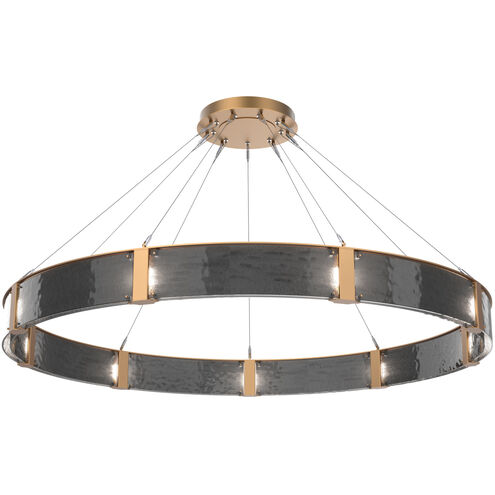 Parallel LED Novel Brass Chandelier Ceiling Light, Ring