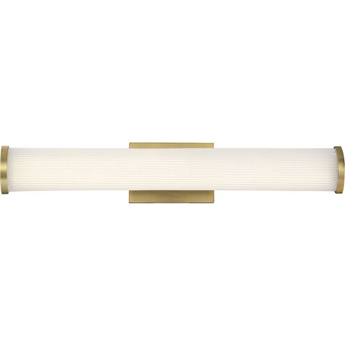 Lena LED 24 inch Brushed Brass Vanity Light Wall Light