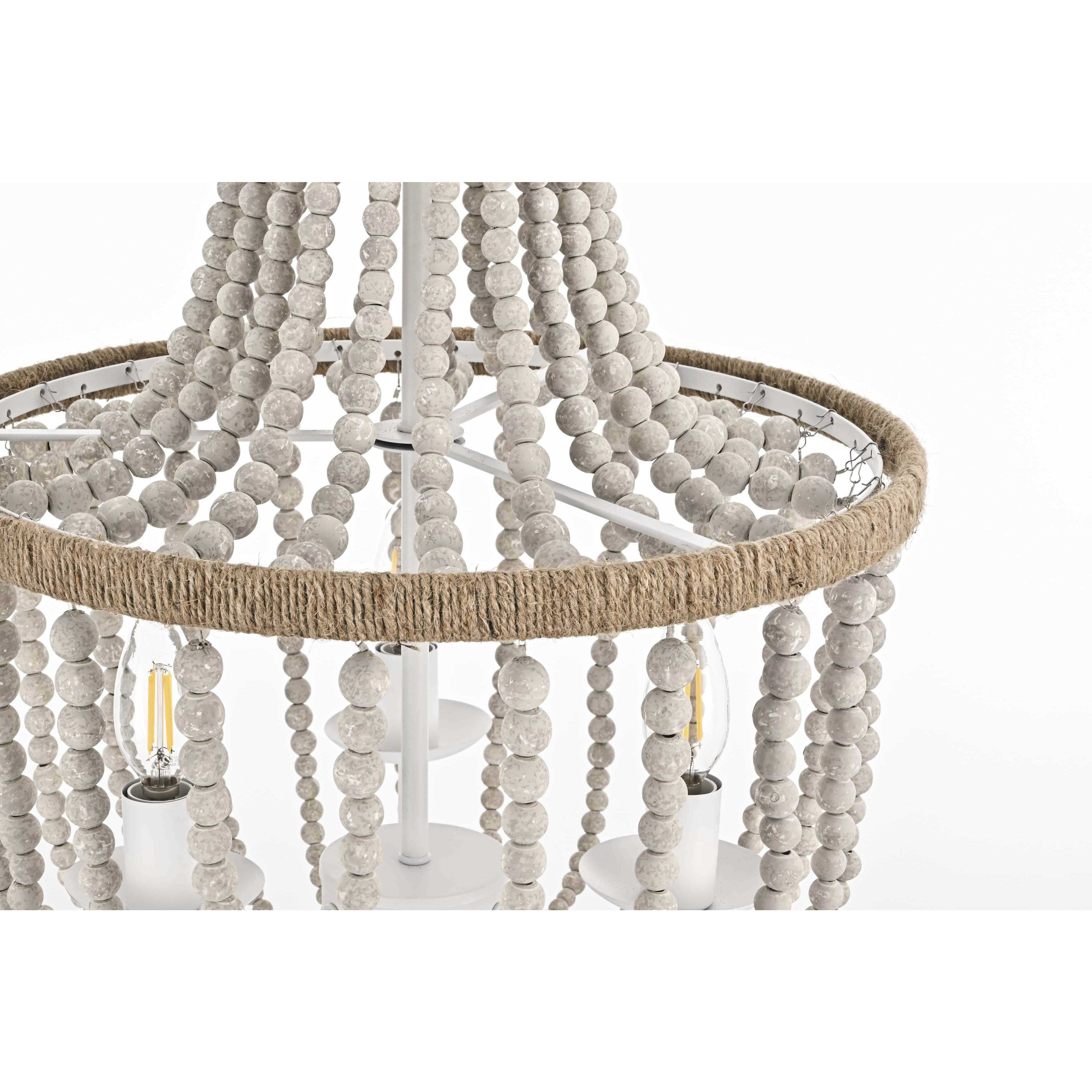 Jolie 3 Light 16 inch Antique White Pendant Ceiling Light