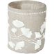 Linen Ginkgo 4 inch Candleholder