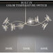 Forever Coquette LED 41.5 inch Tourmaline Linear Pendant Ceiling Light